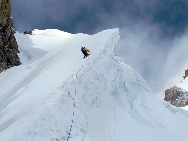  Athletes: The North Face®/Simone Moro Denis Urubko Cory Richards /  Location: Gasherbrum II Pakistan