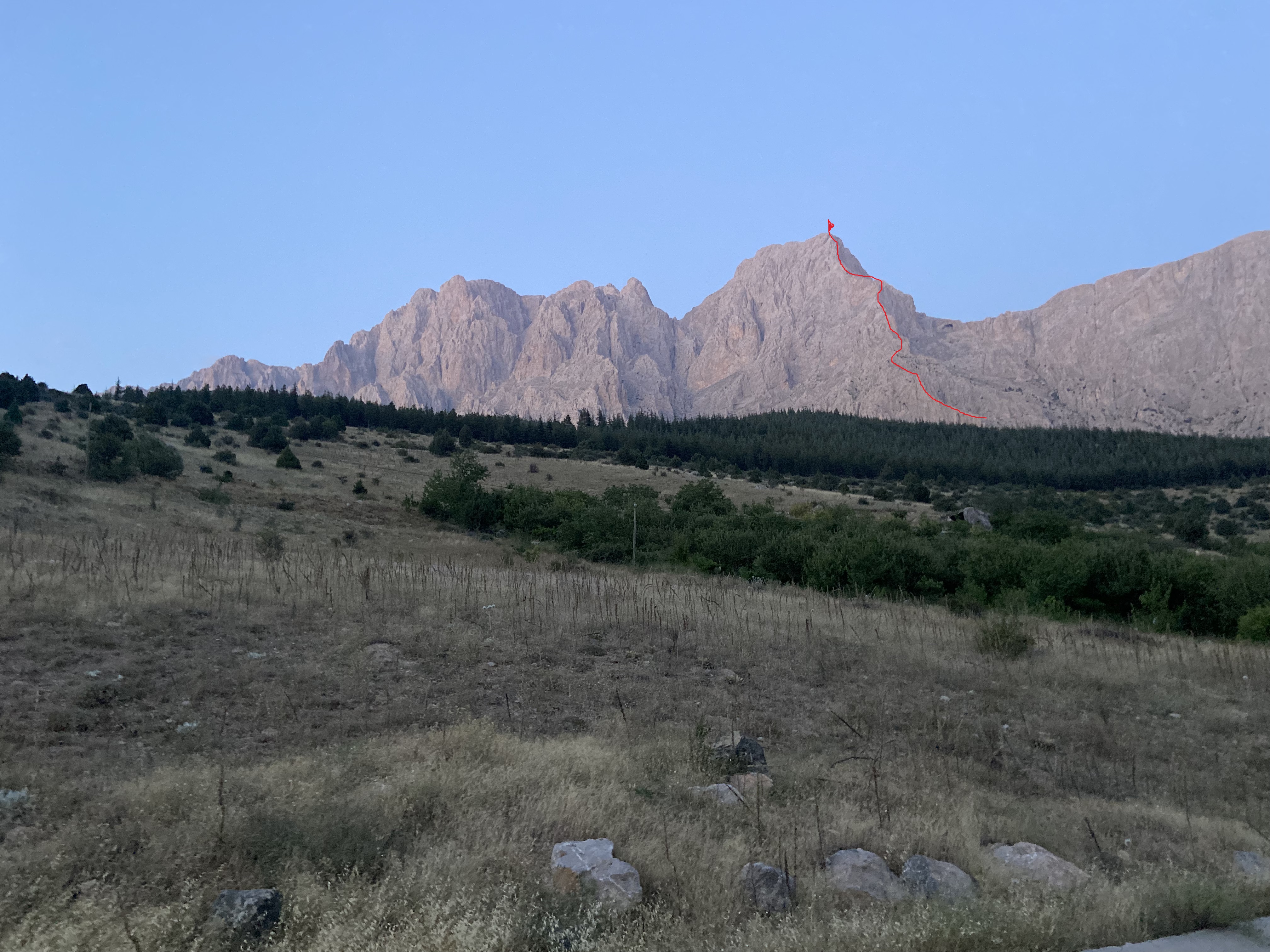 Hışırtepe Müdavimler Rotası Topo (Uzaktan)