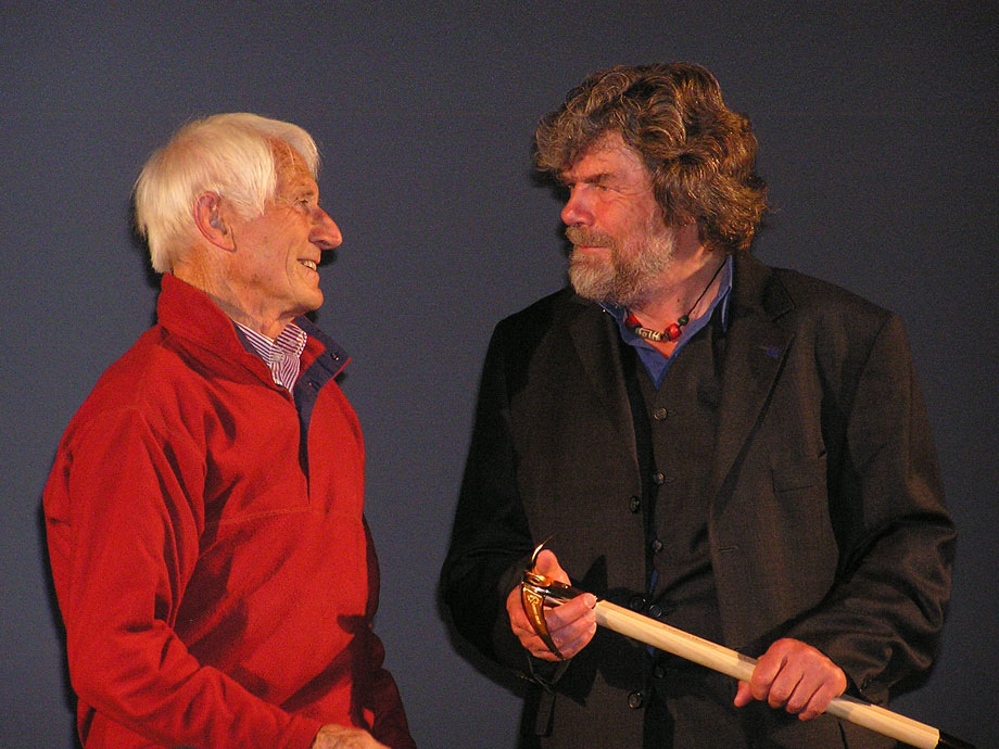 Walter Bonatti & Reinhold Messner Piolet D'Or 2009