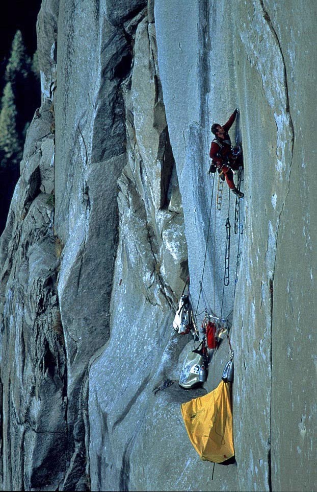 California USA'deki El Capitan Reticent Wall Rotası 'ndan