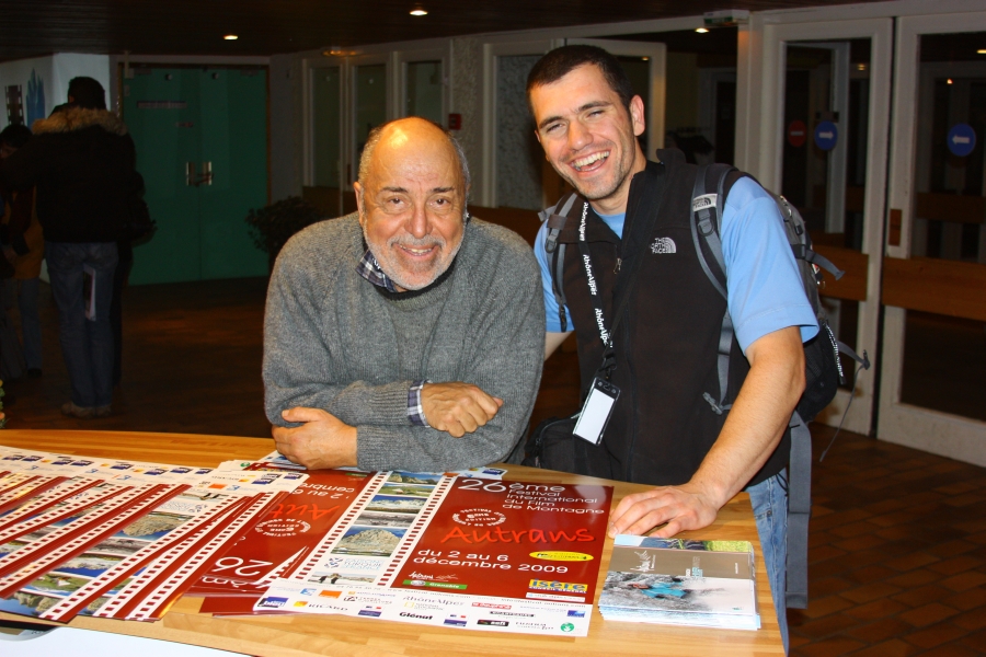 Ersin Alok ve Aykut Türem 2009 Autrans Dağ Filmleri Festivalinde