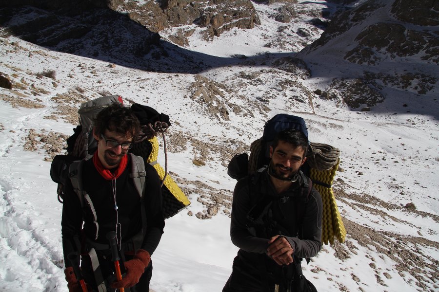 Dönüş yolunda Umut ve Uğur